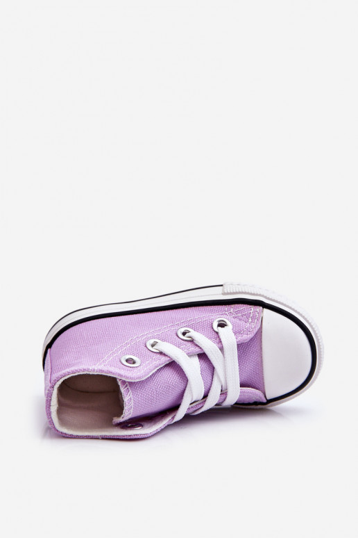 Zapatos infantiles con suela color Morado Filemon