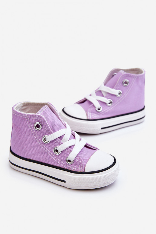 Zapatos infantiles con suela color Morado Filemon