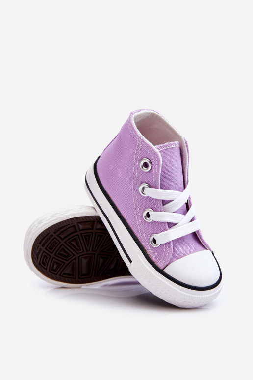 Zapatos infantiles con suela color Morado Filemon