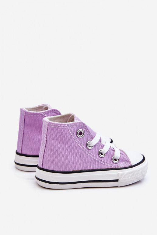 Zapatos infantiles con suela color Morado Filemon