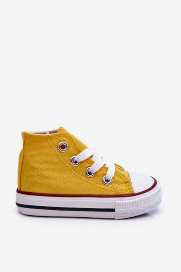 Zapatos infantiles con suela, amarillo Filemon