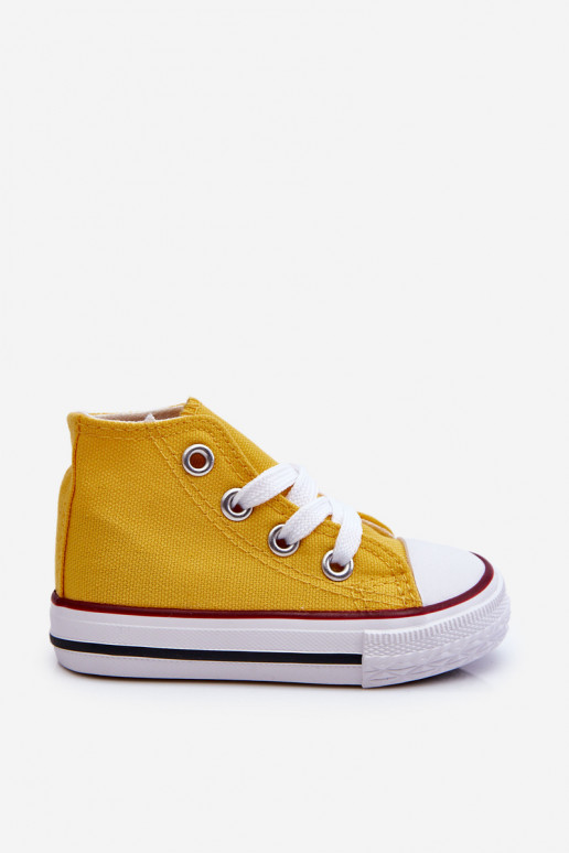 Zapatos infantiles con suela, amarillo Filemon