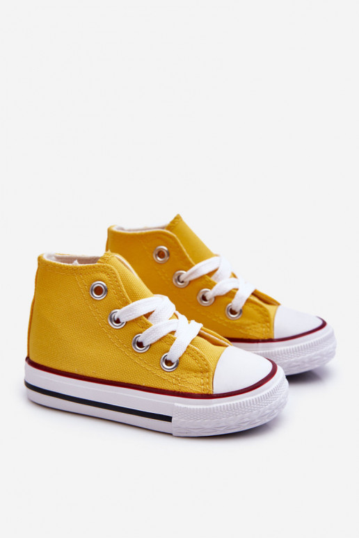 Zapatos infantiles con suela, amarillo Filemon