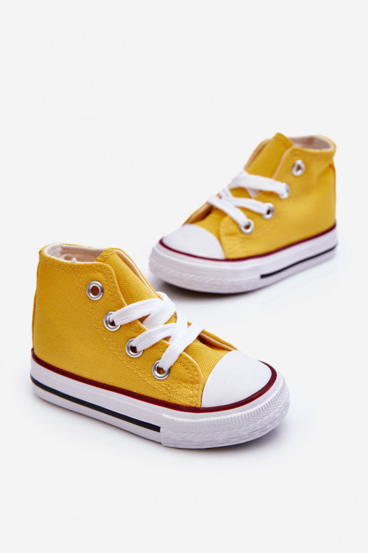 Zapatos infantiles con suela, amarillo Filemon