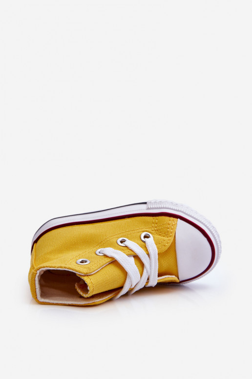Zapatos infantiles con suela, amarillo Filemon