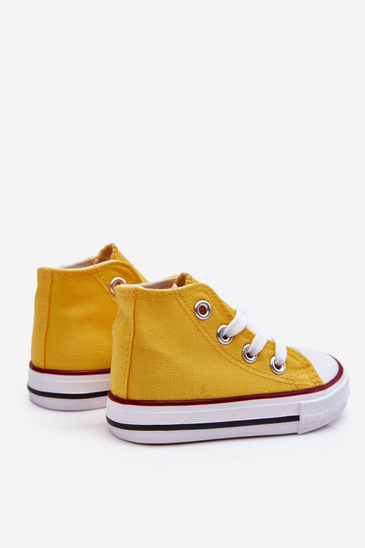 Zapatos infantiles con suela, amarillo Filemon