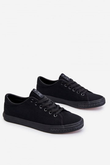 Zapato casual con tiras modelo Classic en color negro Eleya