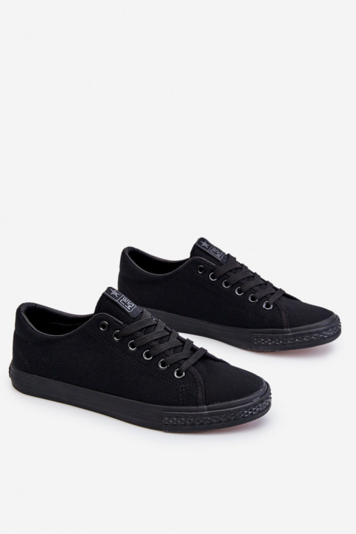 Zapato casual con tiras modelo Classic en color negro Eleya