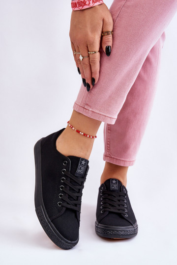 Zapato casual con tiras modelo Classic en color negro Eleya 2