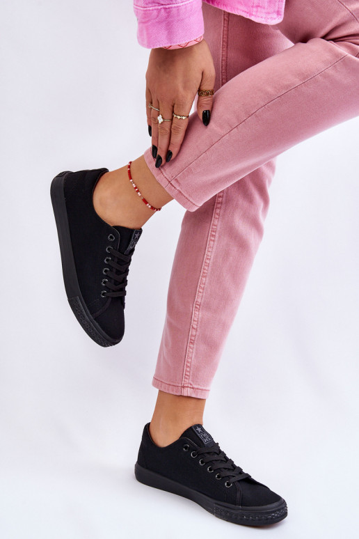 Zapato casual con tiras modelo Classic en color negro Eleya