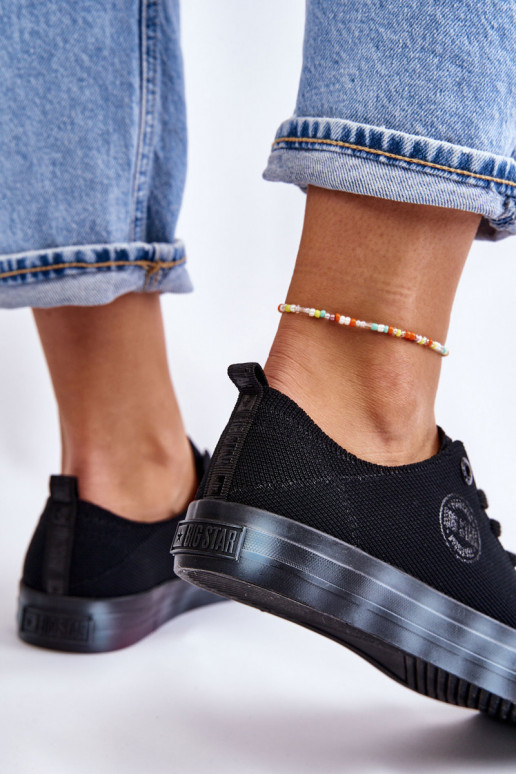 Zapatos de mujer con plataforma de colores Big Star LL274239 negro Zapatos de mujer con plataforma de colores Big Star LL274239 negro