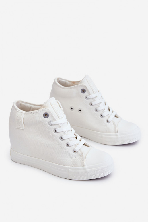 Zapatos casual con suela Big Star LL274035 color blanco. Zapatos casual con suela Big Star LL274035 color blanco.