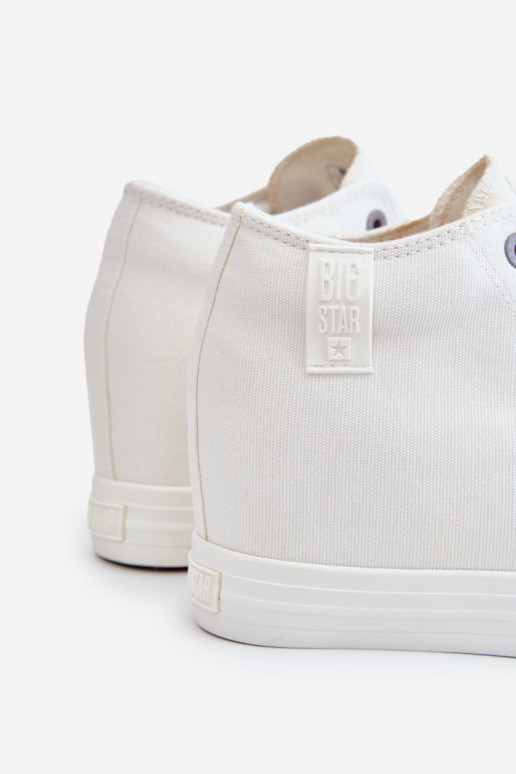 Zapatos casual con suela Big Star LL274035 color blanco.