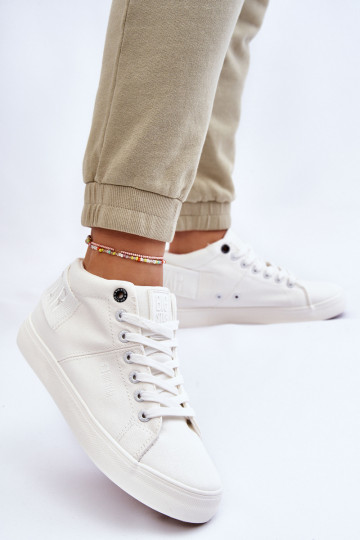 Zapatillas ocio modelo clásico con suela Big Star LL274002 color blanco