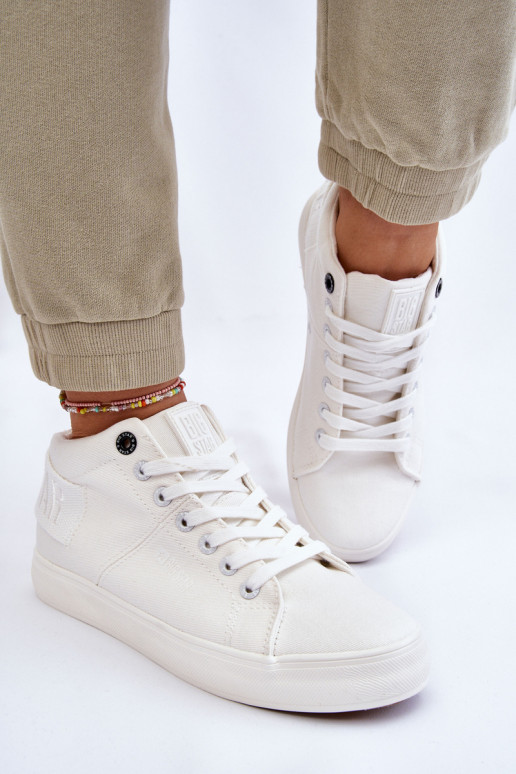 Zapatillas ocio modelo clásico con suela Big Star LL274002 color blanco