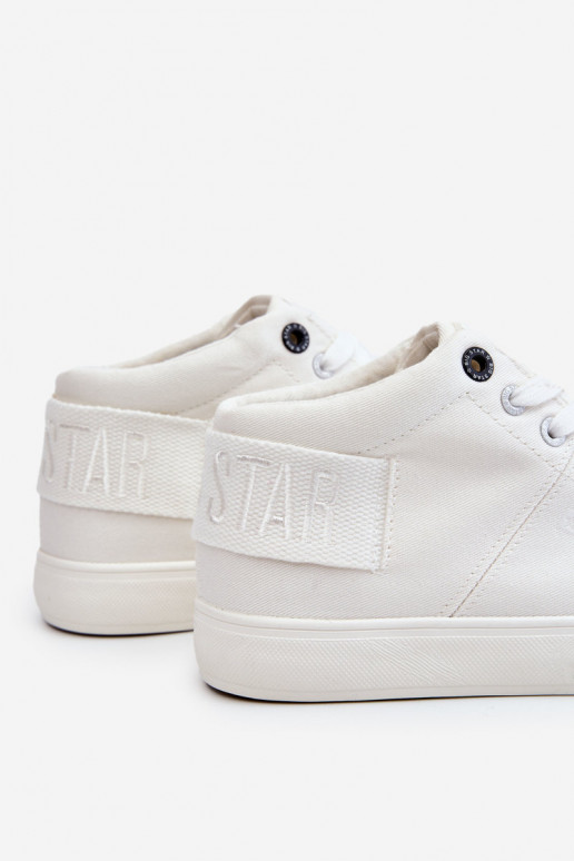 Zapatillas ocio modelo clásico con suela Big Star LL274002 color blanco