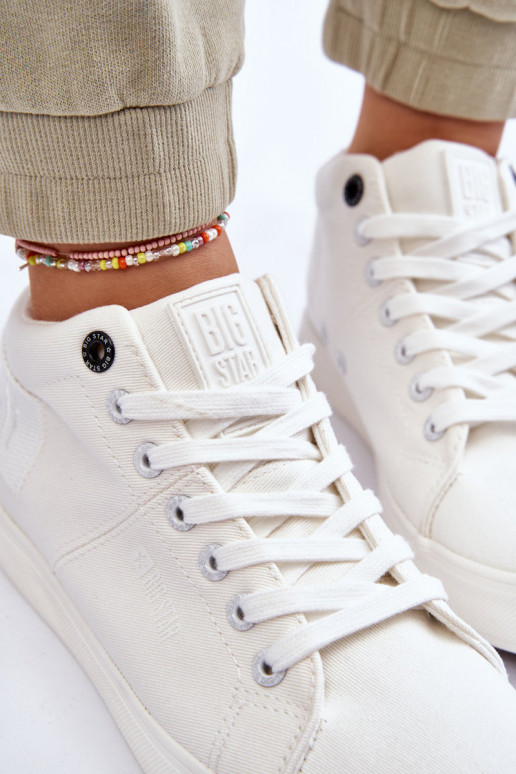 Zapatillas ocio modelo clásico con suela Big Star LL274002 color blanco