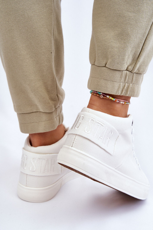 Zapatillas ocio modelo clásico con suela Big Star LL274002 color blanco