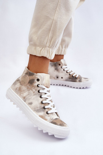 Zapatos de ocio Big Star LL274047 Color blanco-verde