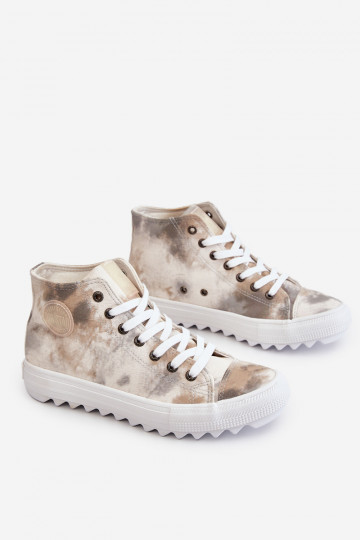 Zapatos de ocio Big Star LL274047 Color blanco-verde 2