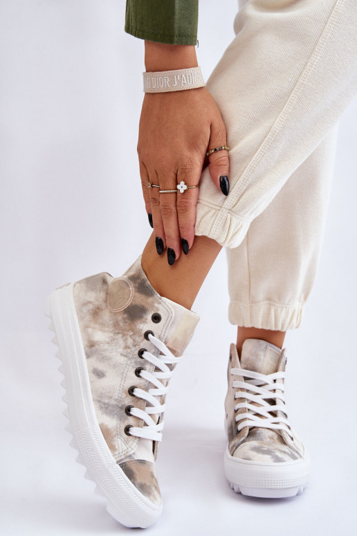 Zapatos de ocio Big Star LL274047 Color blanco-verde