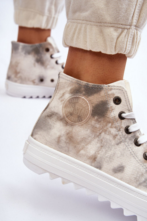 Zapatos de ocio Big Star LL274047 Color blanco-verde