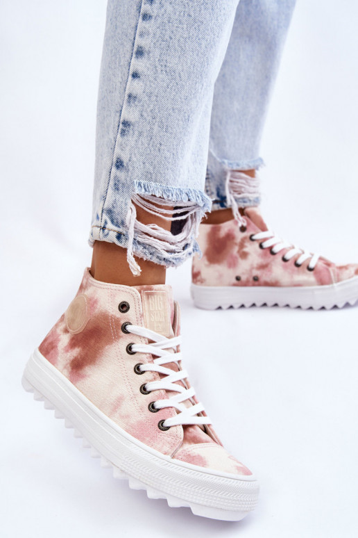 Zapatos casual Big Star LL274048 beige-rosa