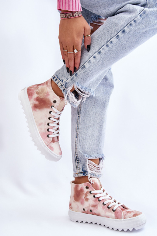 Zapatos casual Big Star LL274048 beige-rosa