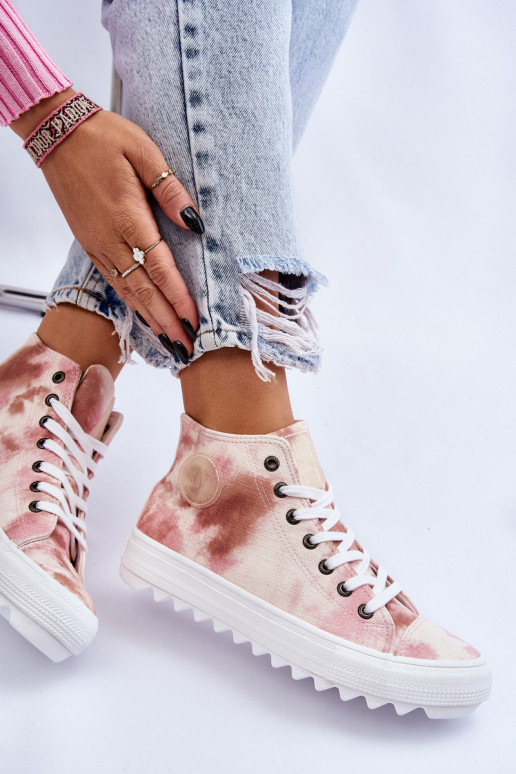 Zapatos casual Big Star LL274048 beige-rosa