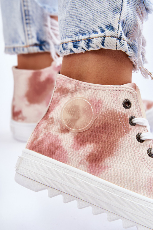 Zapatos casual Big Star LL274048 beige-rosa