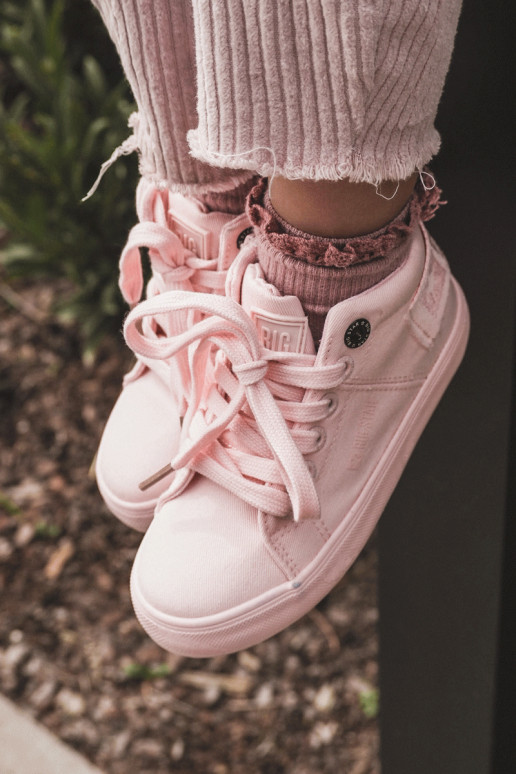 Zapatos de ocio infantiles con bota modelo clásico Big Star LL374003 color rosa