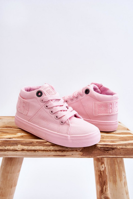 Zapatos de ocio infantiles con bota modelo clásico Big Star LL374003 color rosa