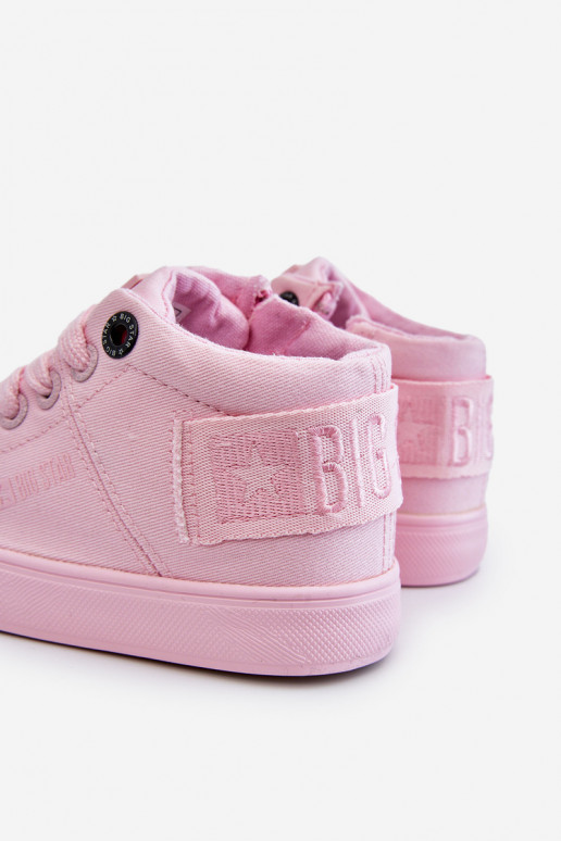 Zapatos de ocio infantiles con bota modelo clásico Big Star LL374003 color rosa
