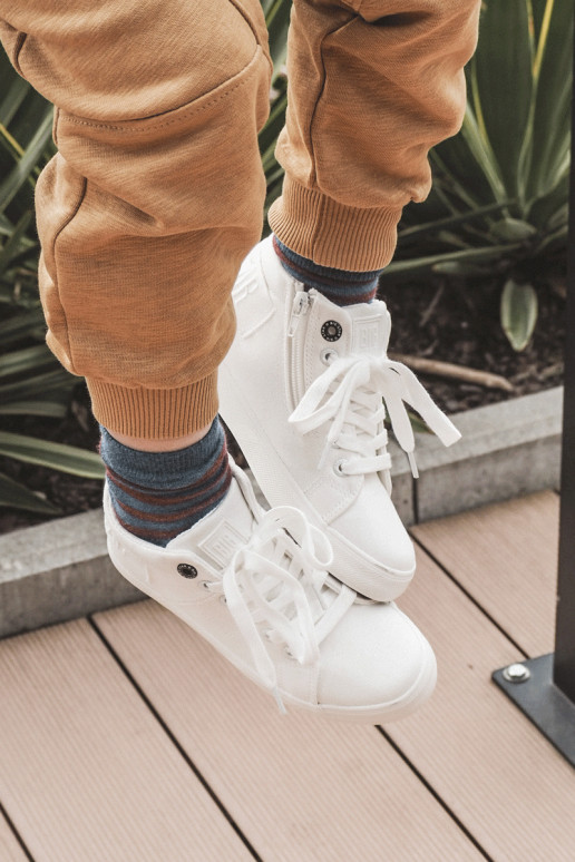 Zapatos de ocio infantil modelo clásico con suela Big Star LL374002 color blanco