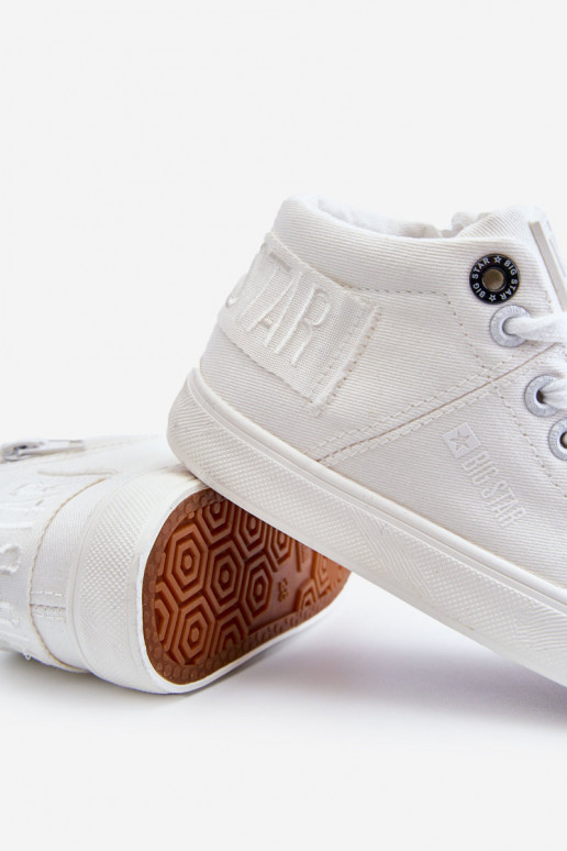 Zapatos de ocio infantil modelo clásico con suela Big Star LL374002 color blanco