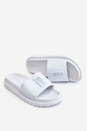 Pantuflas Big Star LL274428 blanco