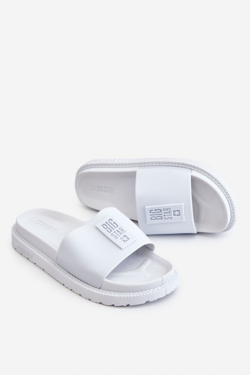 Pantuflas Big Star LL274428 blanco