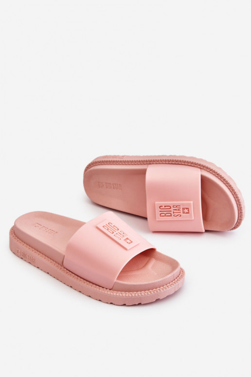 Pantuflas Big Star LL274425 Tono rosa claro