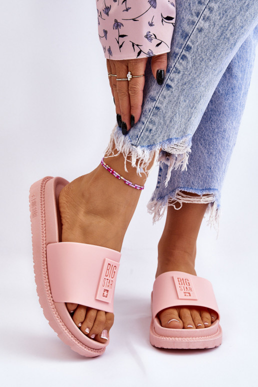Pantuflas Big Star LL274425 Tono rosa claro