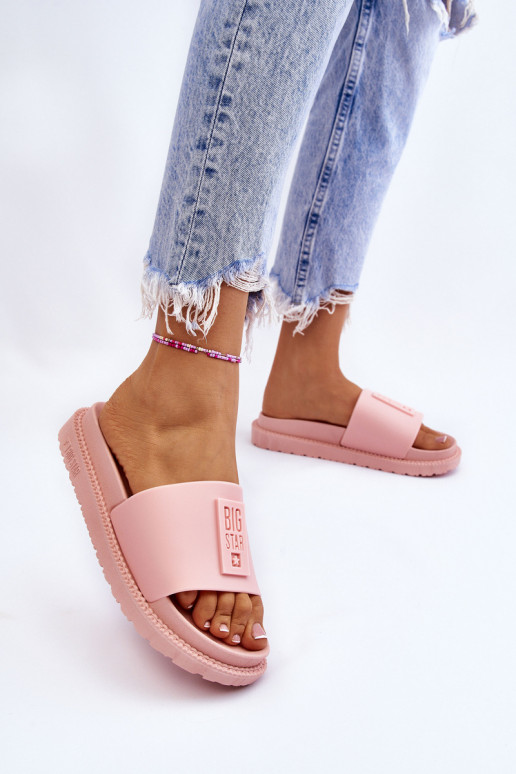 Pantuflas Big Star LL274425 Tono rosa claro