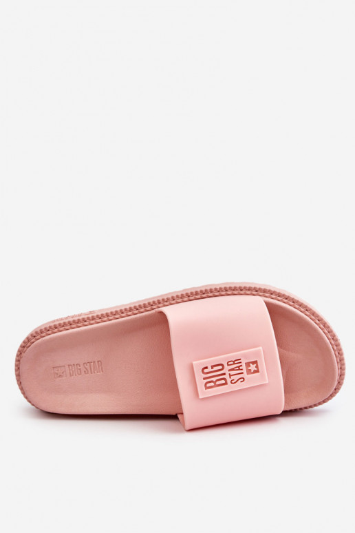 Pantuflas Big Star LL274425 Tono rosa claro