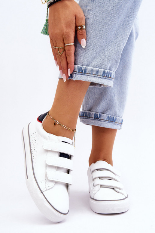 Zapatillas con cierres adhesivos Big Star LL274A207 color blanco