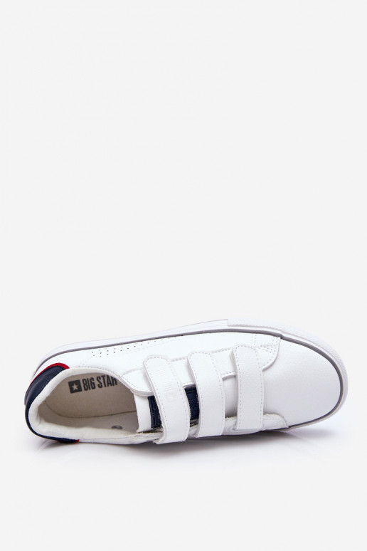 Zapatillas con cierres adhesivos Big Star LL274A207 color blanco