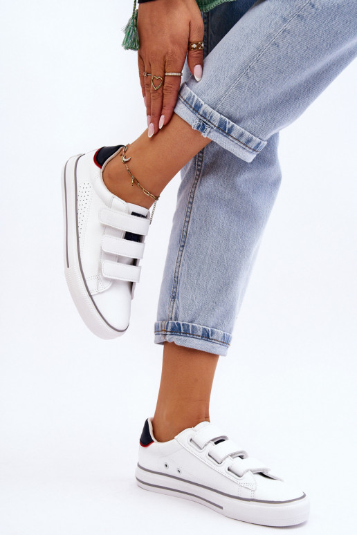 Zapatillas con cierres adhesivos Big Star LL274A207 color blanco