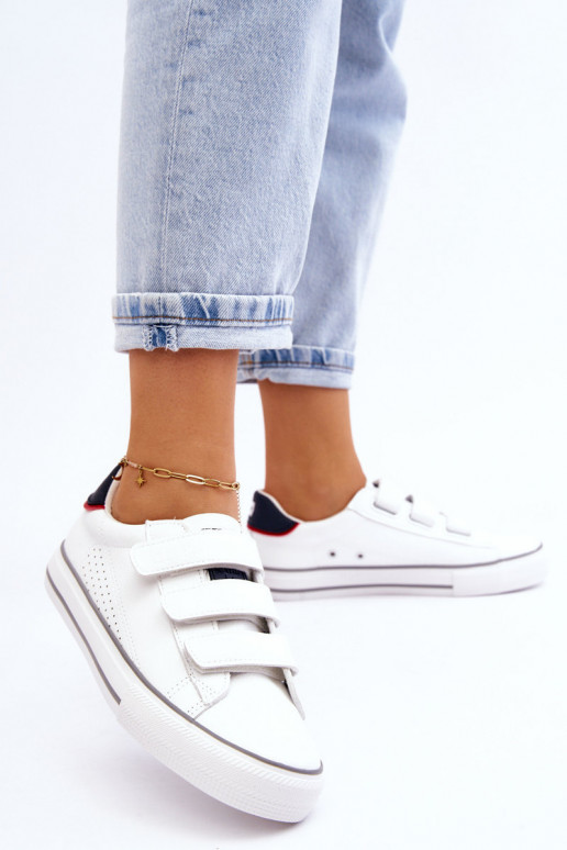 Zapatillas con cierres adhesivos Big Star LL274A207 color blanco