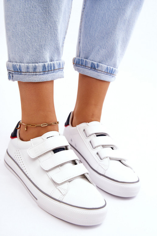 Zapatillas con cierres adhesivos Big Star LL274A207 color blanco