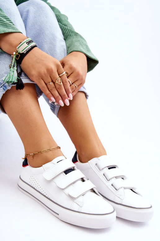 Zapatillas con cierres adhesivos Big Star LL274A207 color blanco