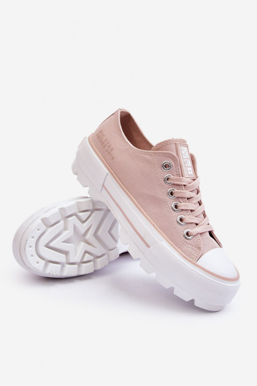 zapatos casual con plataforma Big Star LL274151 Nude
