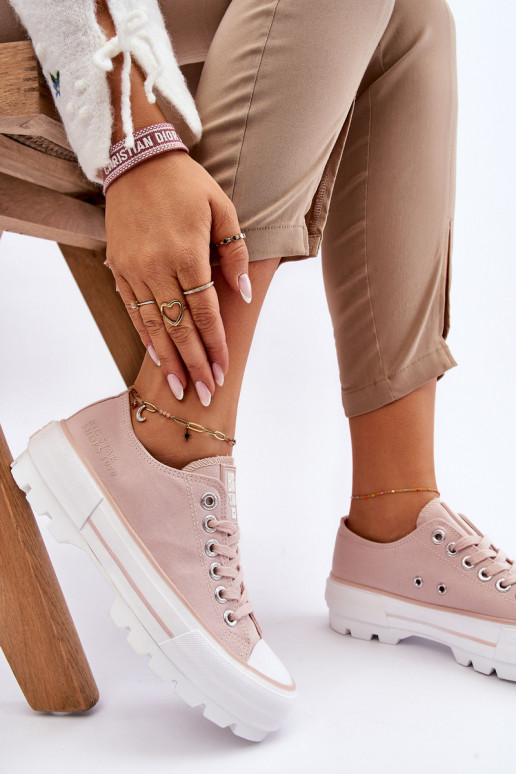 zapatos casual con plataforma Big Star LL274151 Nude