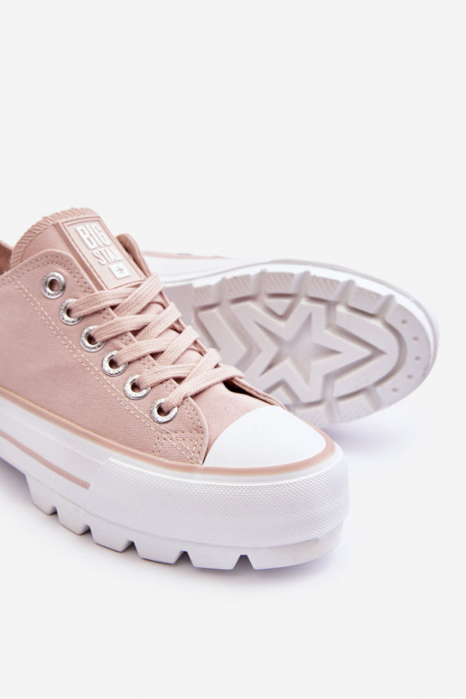 zapatos casual con plataforma Big Star LL274151 Nude